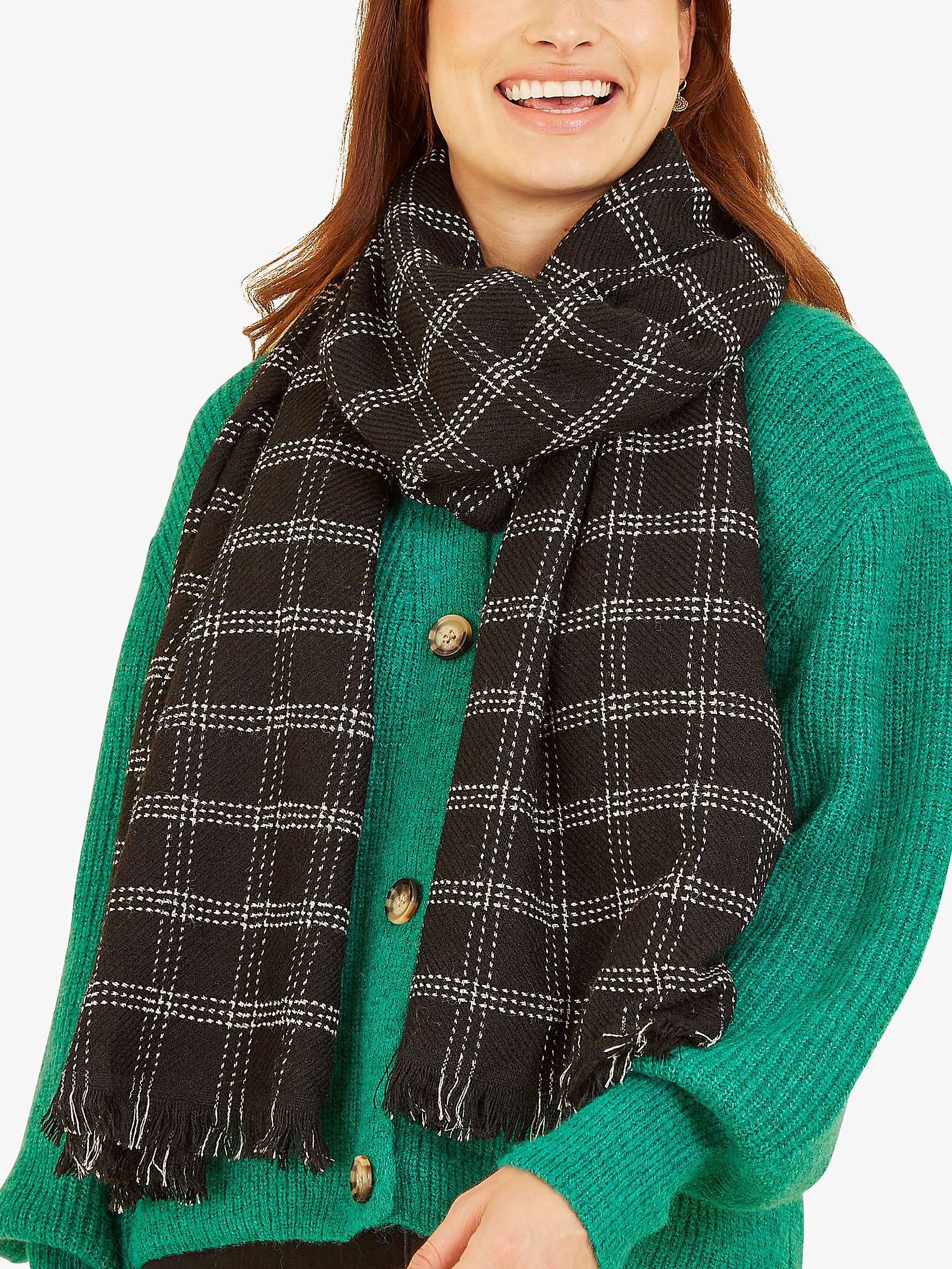 Buy Yumi Check Scarf Online at johnlewis.com