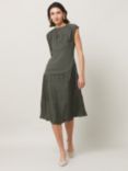 Helen McAlinden Shive Textured Knee Length Dress