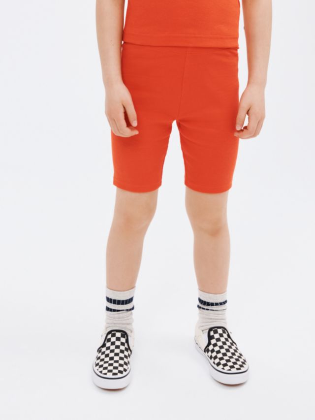 Red biker hot sale shorts kids