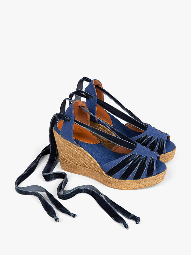 Penelope Chilvers High Catalina Wedge Espadrille Sandals at John Lewis ...