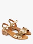 Penelope Chilvers Shepherdess Leather Sandals, Gold