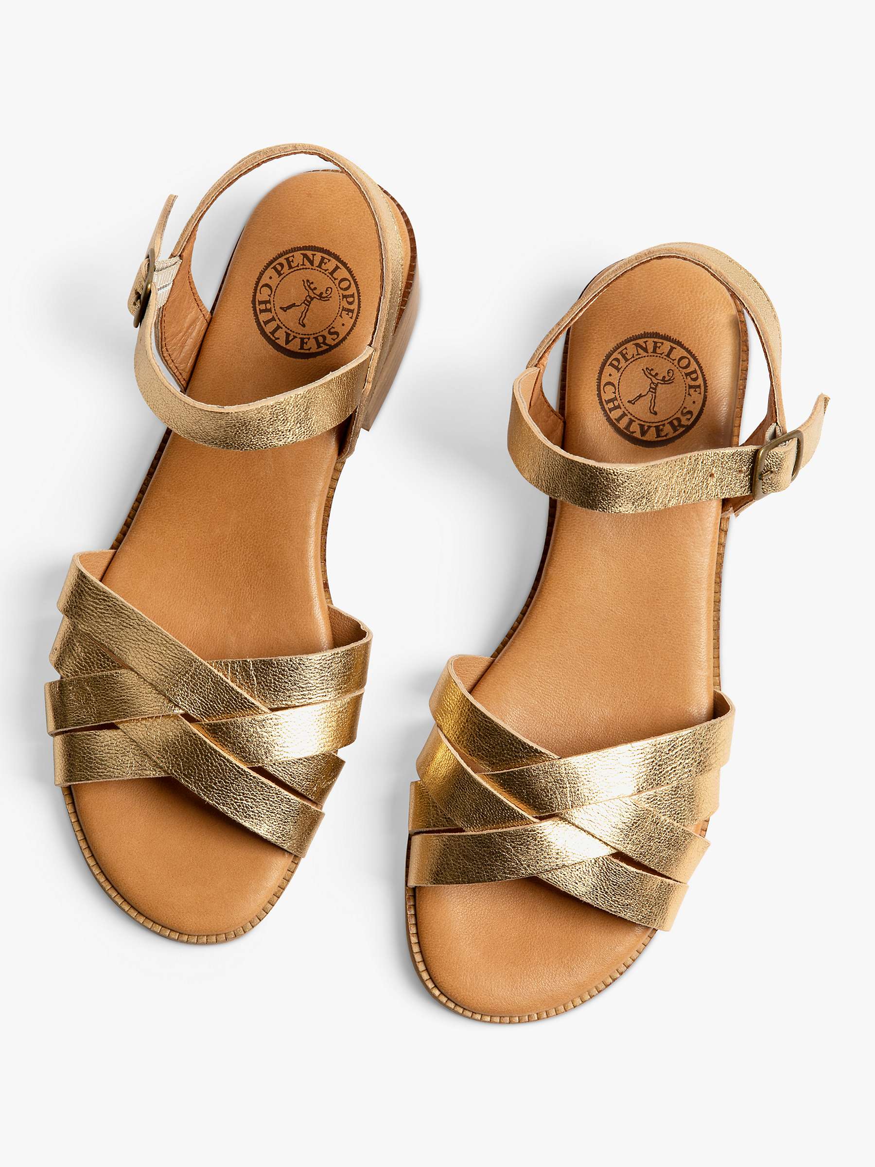 Buy Penelope Chilvers Shepherdess Leather Sandals Online at johnlewis.com