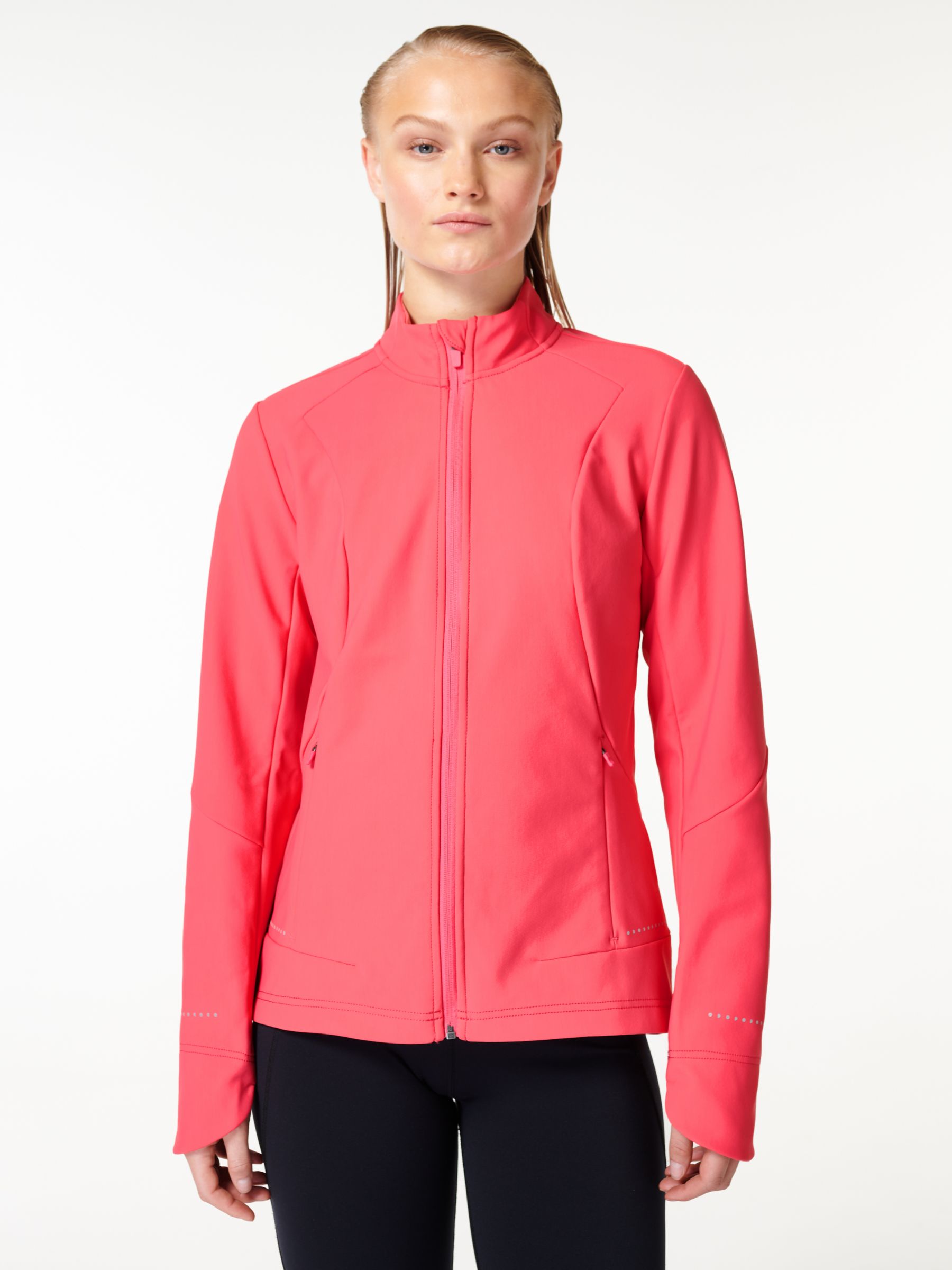 Sweaty Betty Skyline Softshell Jacket, Odyssey Pink at John Lewis ...