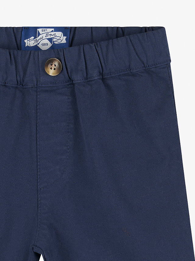 Trotters Baby Orly Cotton Trousers, Navy