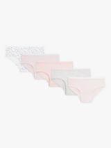 John Lewis Kids' Seam Free Knickers, Pack of 5, Multi