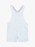 Trotters Kids' Marnie Dungarees, Pale Blue Stripe