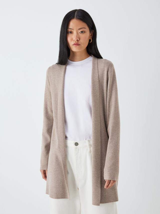 Fine knit longline outlet cardigan