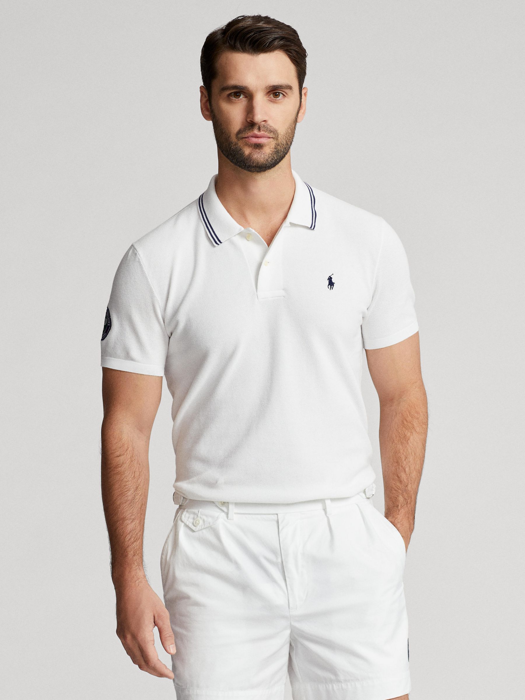 The Wimbledon Online Shop ︳ Wimbledon x Polo Ralph Lauren Women's Striped  Tee - Navy