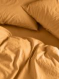 Bedfolk Relaxed Cotton Bedding, Ochre