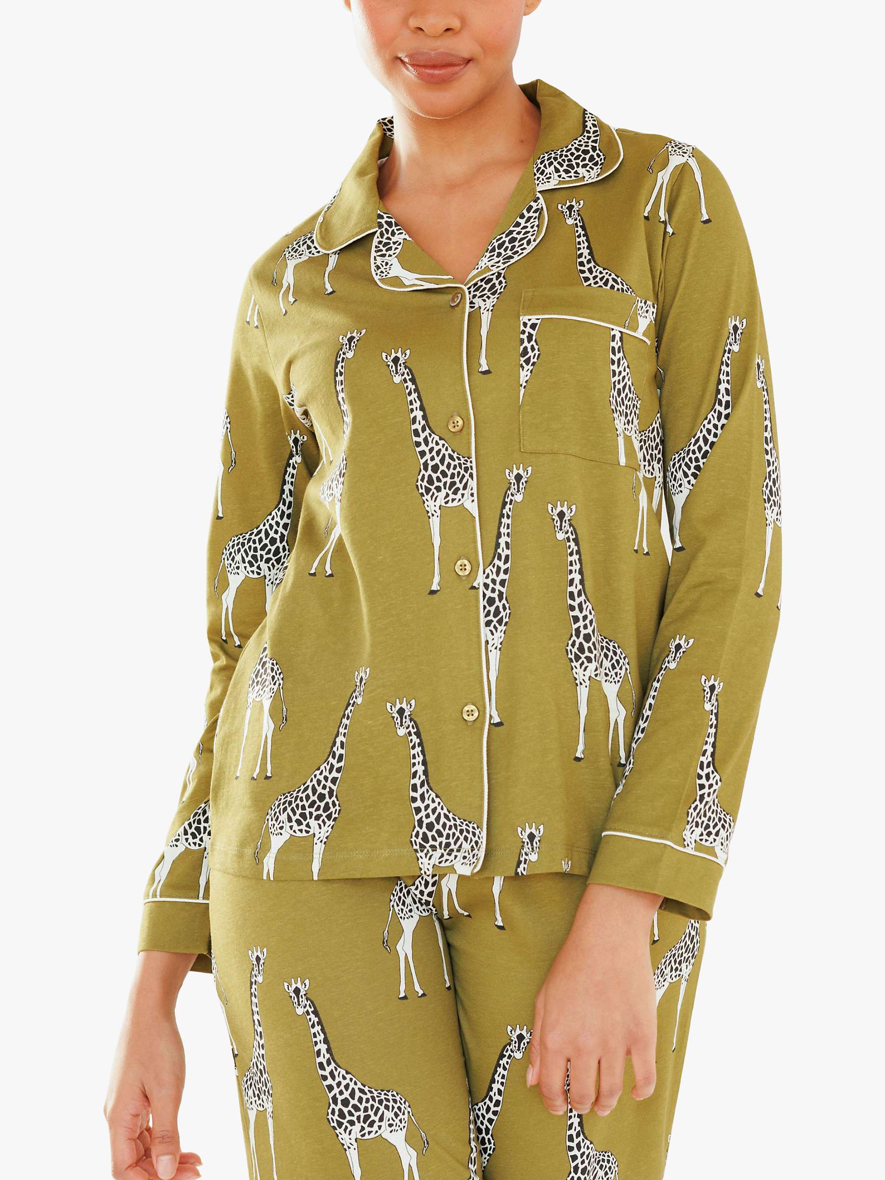 Buy Chelsea Peers Organic Cotton Giraffe Pyjamas Online at johnlewis.com