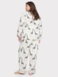 Chelsea Peers Curve Organic Cotton Giraffe Pyjama Set, Off White