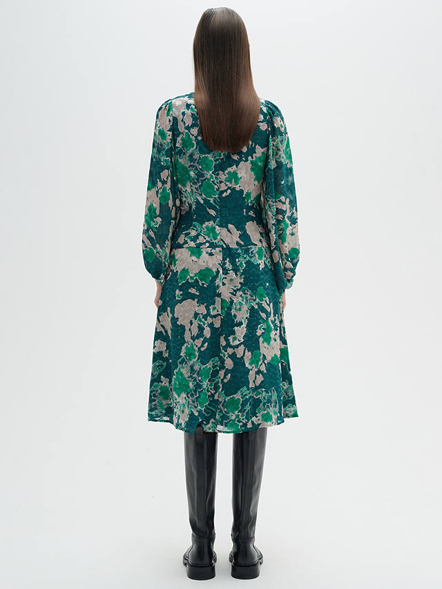 InWear Kasira Abstract Knee Length Dress, Basira Green