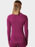 Sweaty Betty Modal Dot Jacquard Base Layer Top, Mid Pink