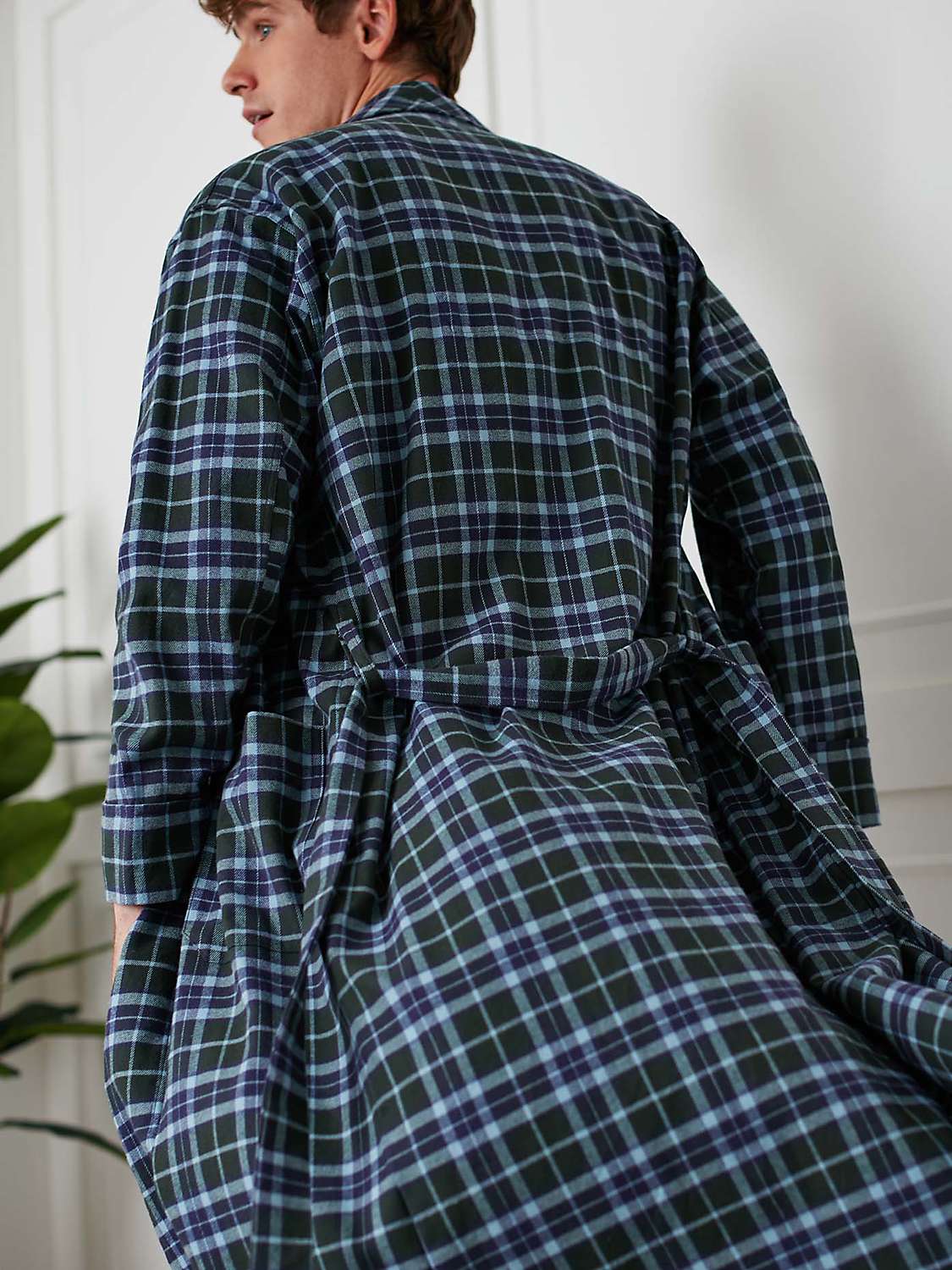 Buy British Boxers Tartan Brushed Cotton Dressing Gown Online at johnlewis.com