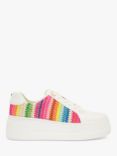 Dune Episode Textured Flatform Trainers, Multi