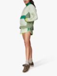 Whistles Colour Block Anorak Sports Top, Green/Multi