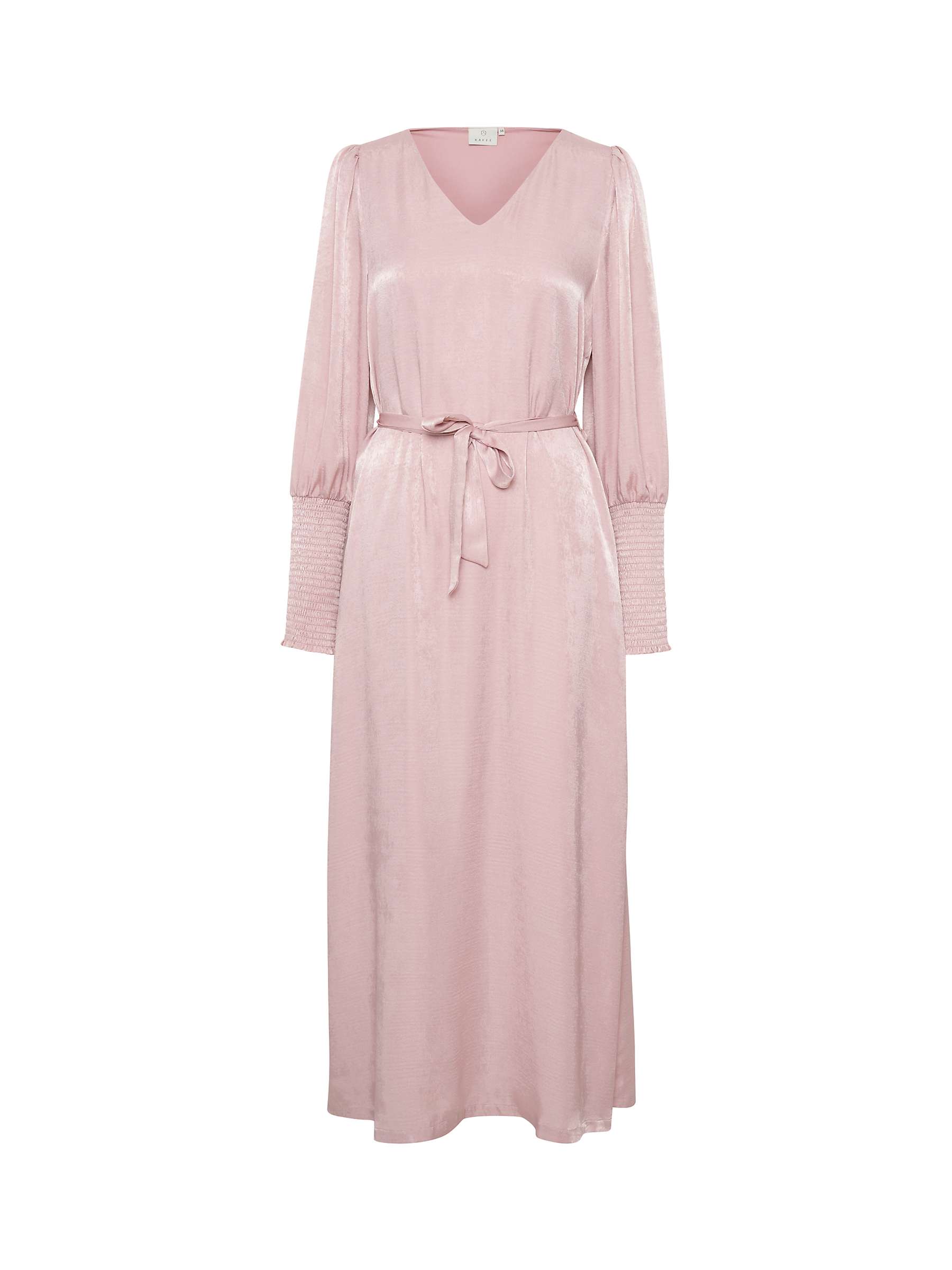 KAFFE Louisa Maxi Dress, Misty Rose at John Lewis & Partners