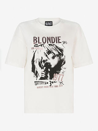 Mint Velvet Blondie T-Shirt, White Ivory
