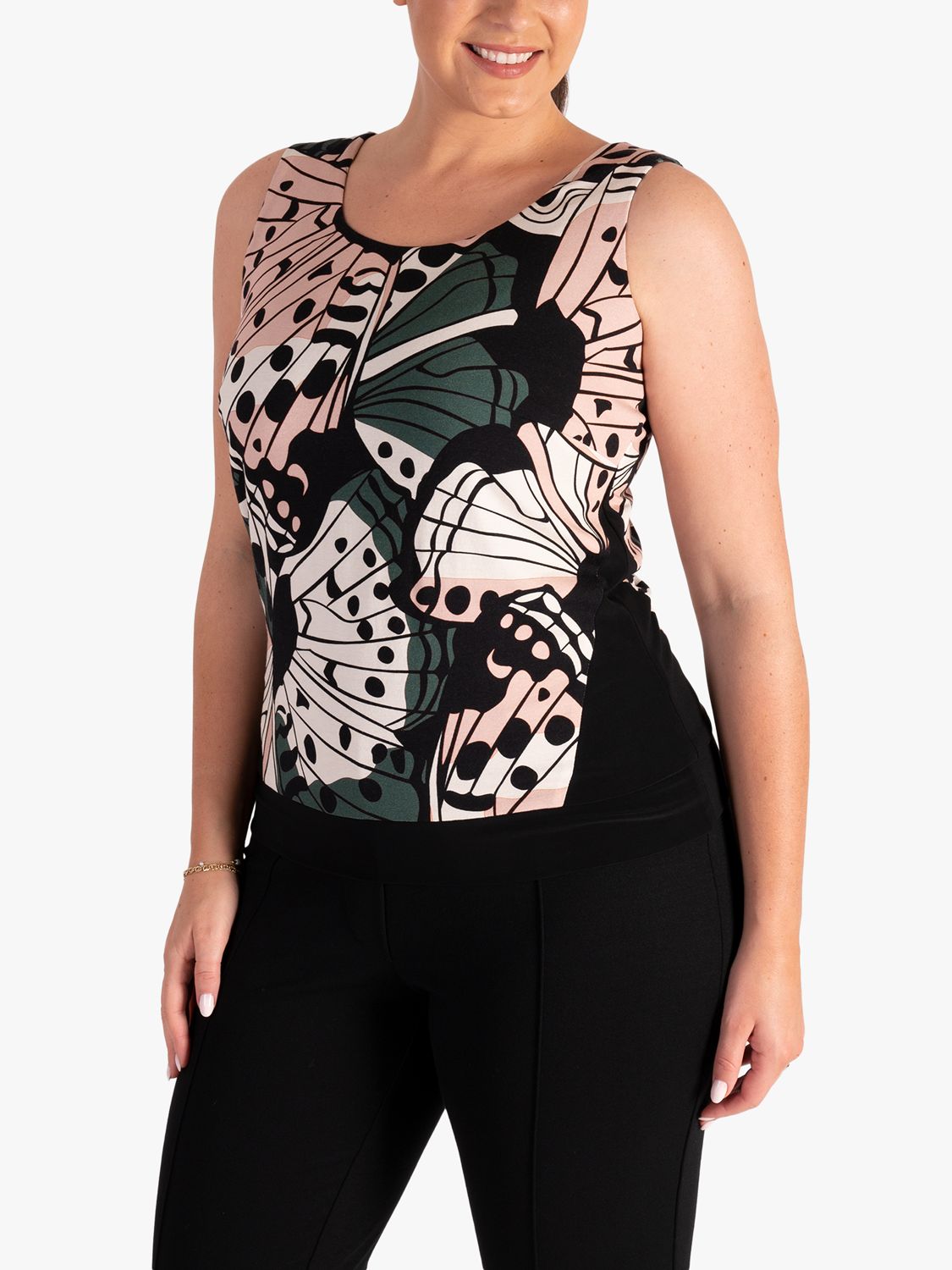 Buy chesca Butterfly Camisole, Blush/Ivory Online at johnlewis.com