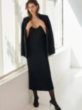 Baukjen Kat Slip Dress, Caviar Black