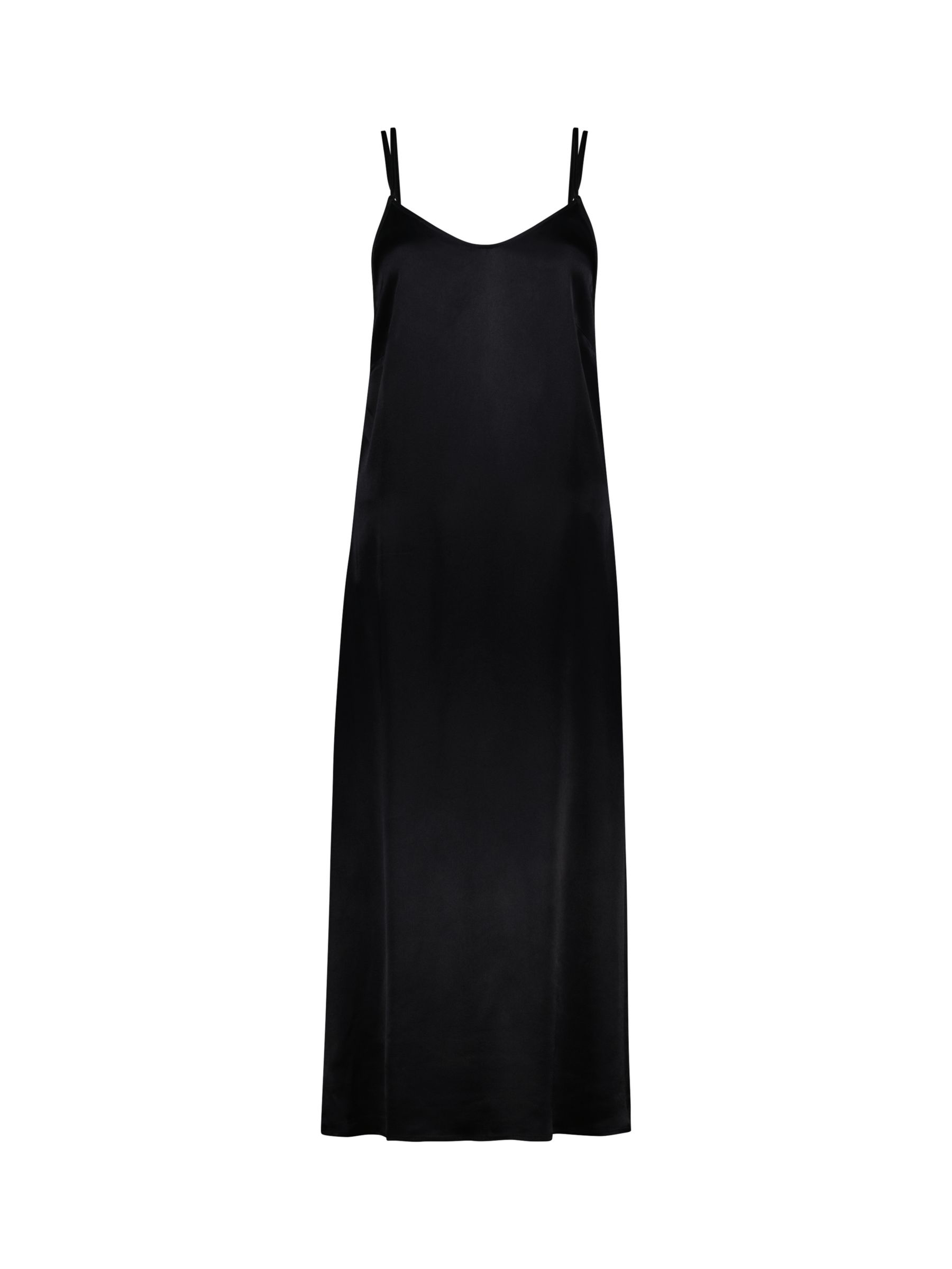 Baukjen Kat Slip Dress, Caviar Black at John Lewis & Partners