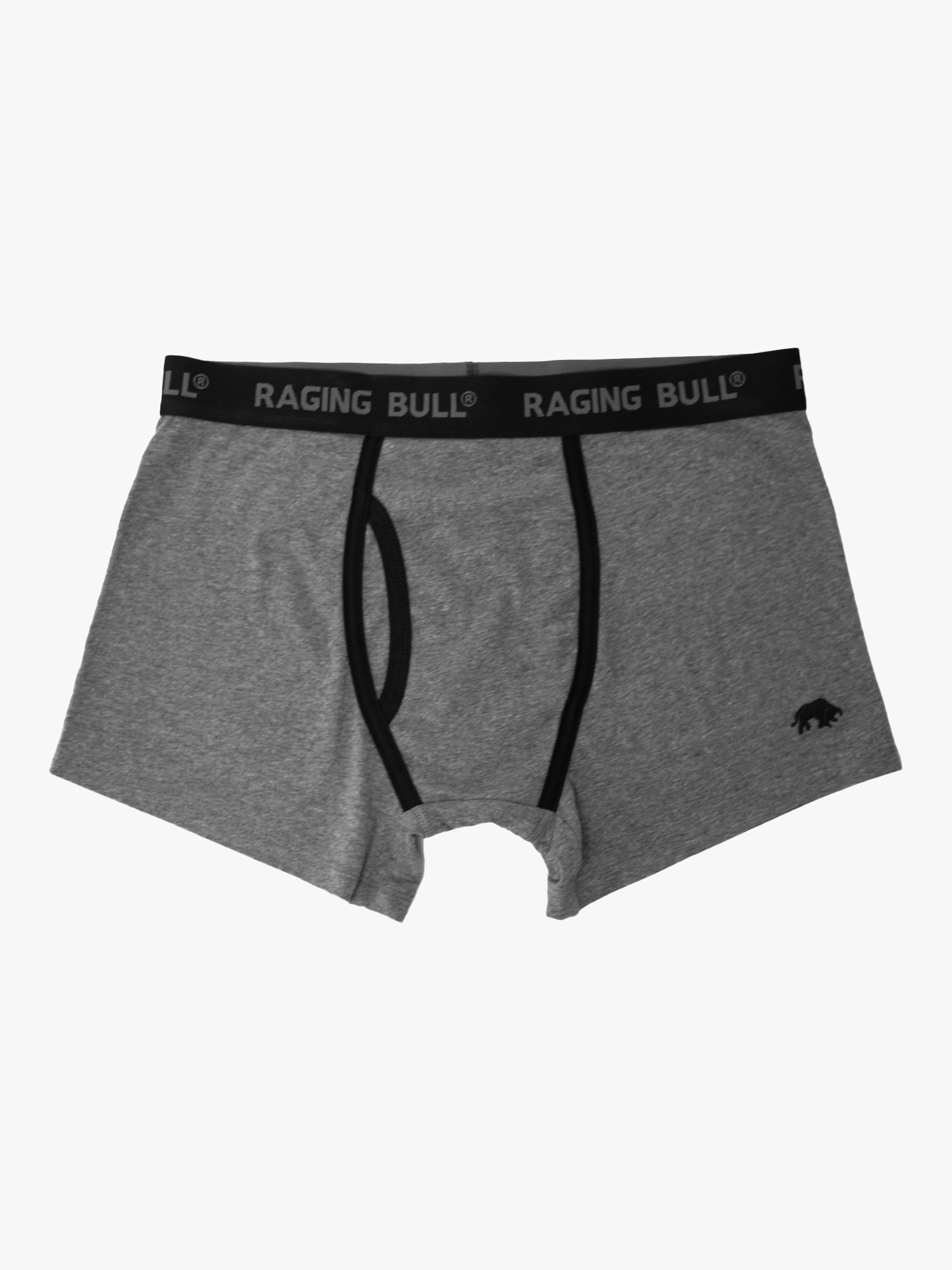 Raging Bull Cotton Stretch Boxers, Pack of 3, Black at John Lewis ...