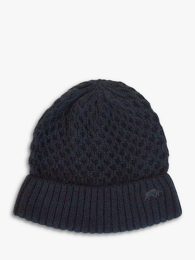 Raging Bull Cable Knit Beanie, Navy