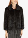 Mela London Faux Fur Jacket, Black