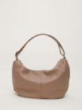 Phase Eight Leather Shopper Bag, Putty White