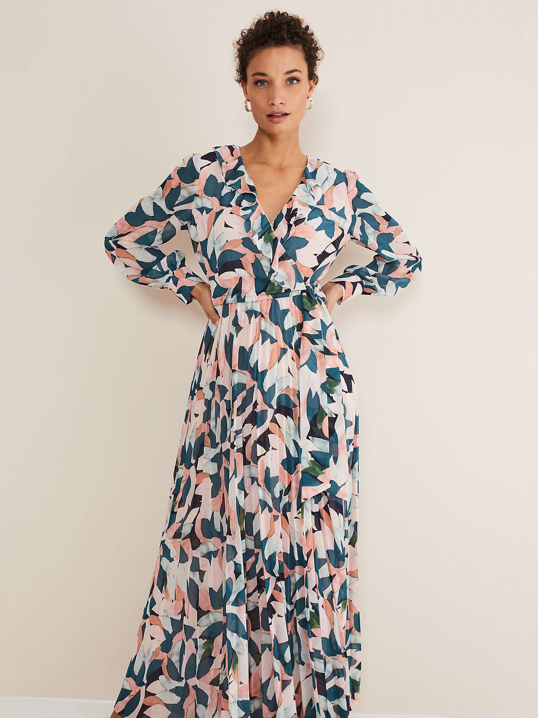 Buy Phase Eight  Averie Print Maxi Dress, Multi Online at johnlewis.com