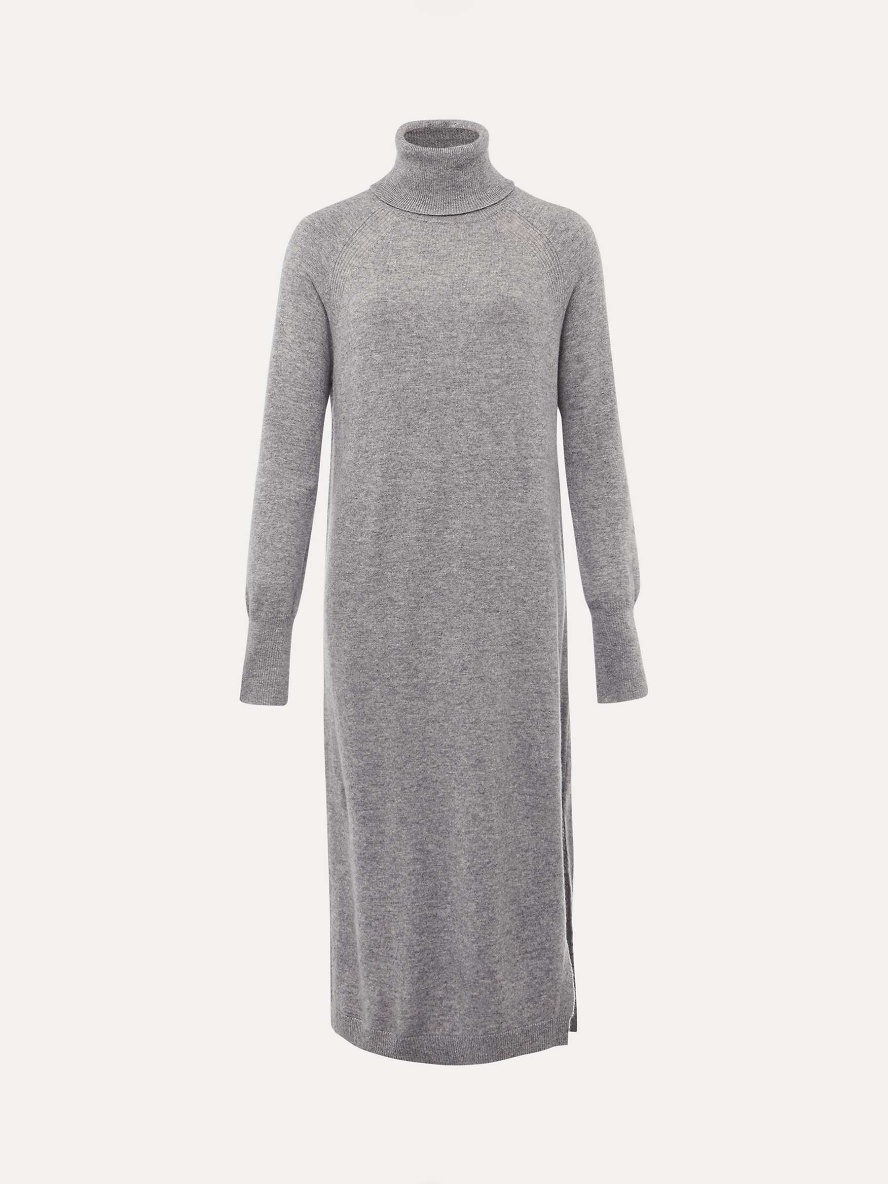 Buy Phase Eight Seline Wool Cashmere Dress, Mid Grey Online at johnlewis.com