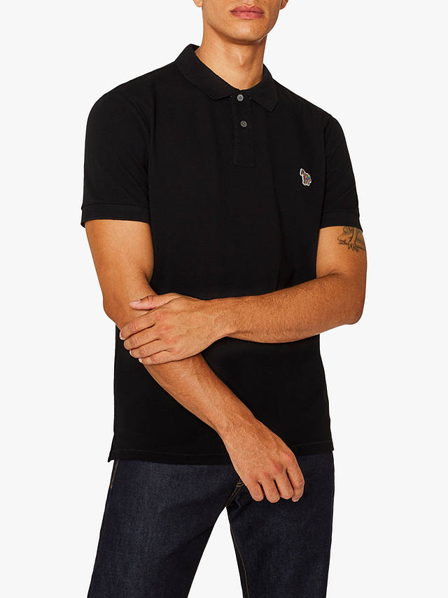 PS Paul Smith Pique Zebra Polo Shirt, Blacks