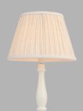 John Lewis Soft Pleat Lampshade, Natural, 25cm