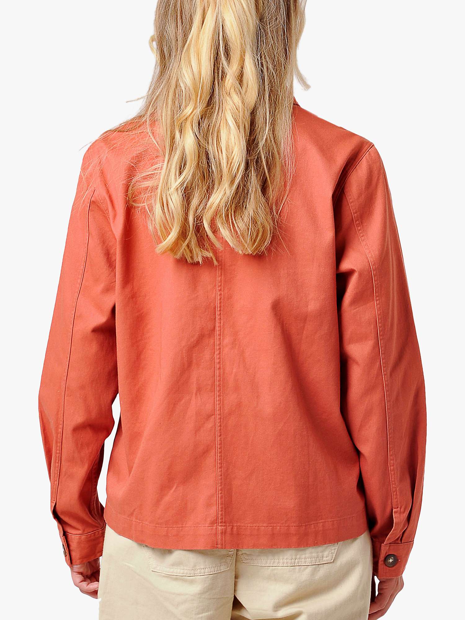 Buy Burgs Ashcombe Cotton Casual Jacket, Dusk Pink Online at johnlewis.com
