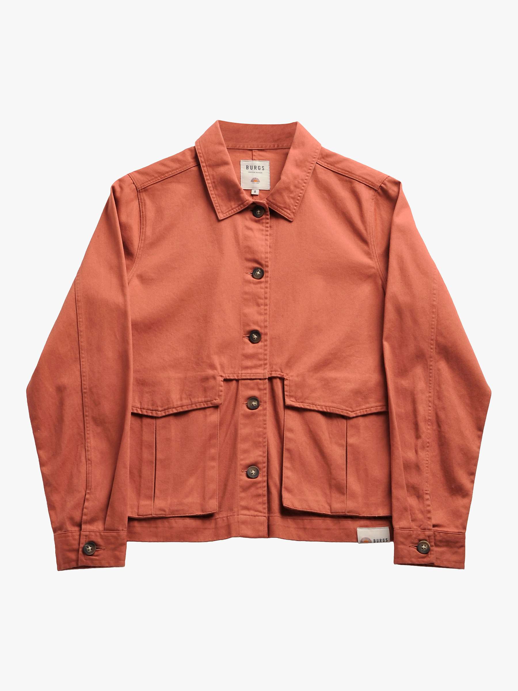 Buy Burgs Ashcombe Cotton Casual Jacket, Dusk Pink Online at johnlewis.com