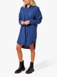 Burgs Anderton Shirt Dress, Navy