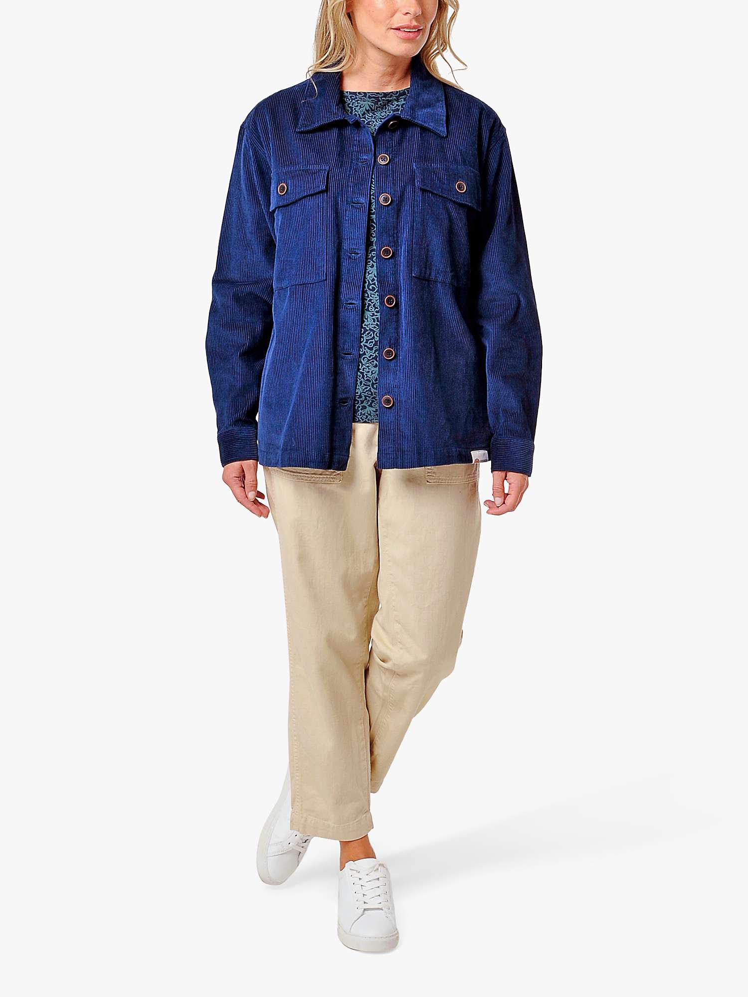 Buy Burgs Budleigh Overshirt Cotton Corduroy Jacket Online at johnlewis.com