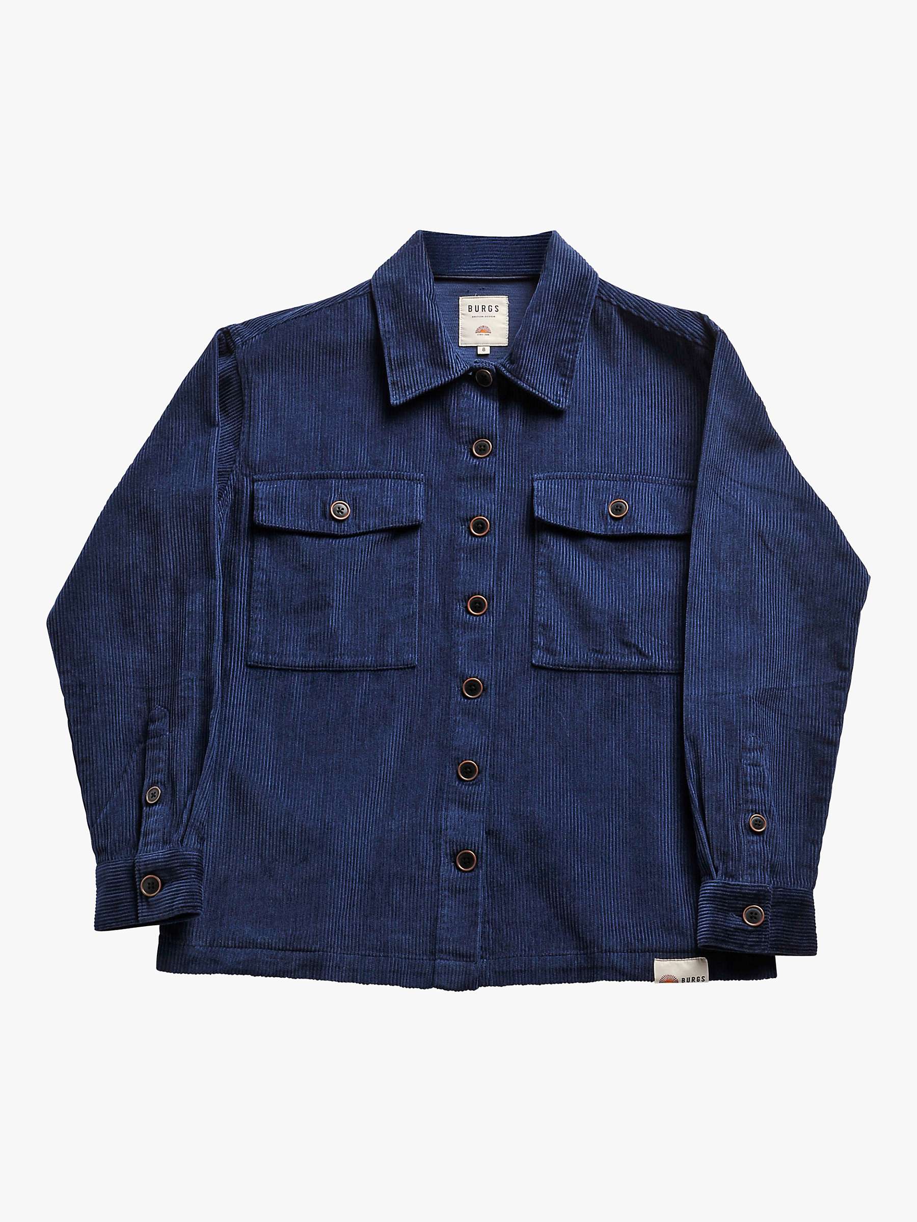 Buy Burgs Budleigh Overshirt Cotton Corduroy Jacket Online at johnlewis.com
