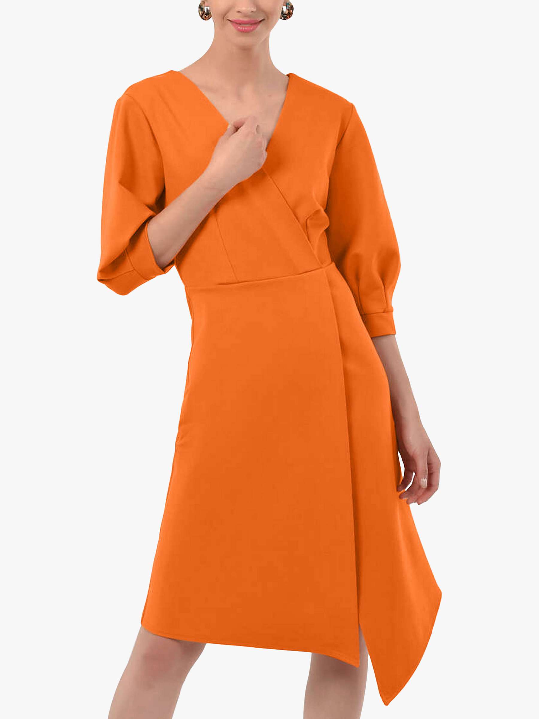 Buy Closet London Pleated Wrap Midi Dress Online at johnlewis.com
