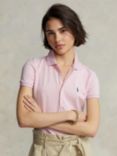 Polo Ralph Lauren Polo Neck Top, Country Club Pink, Country Club Pink