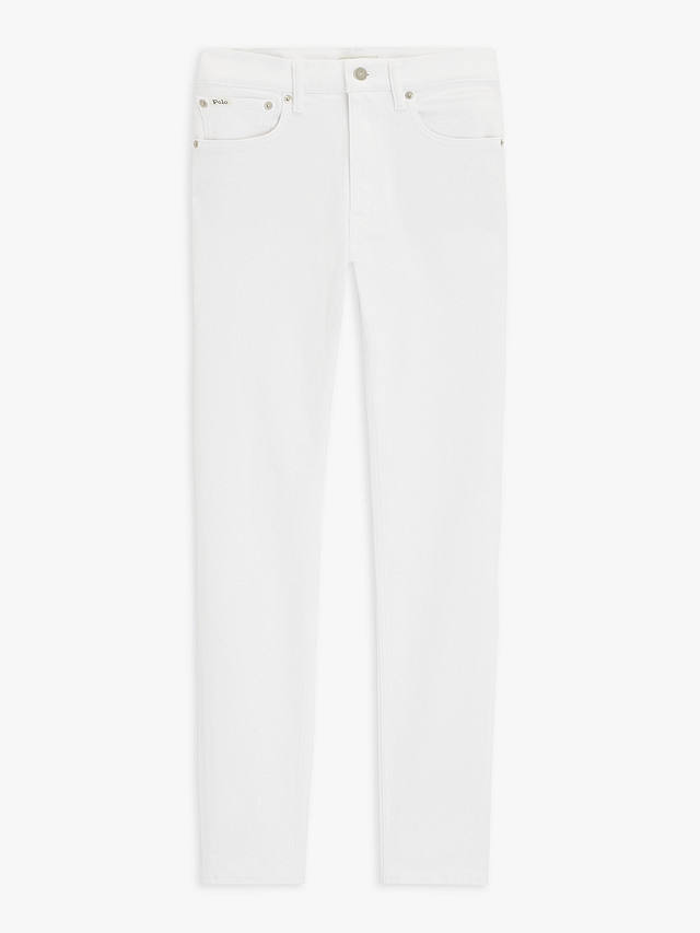 Polo Ralph Lauren Mid Rise Skinny Jeans, Amesbury Wash at John Lewis ...