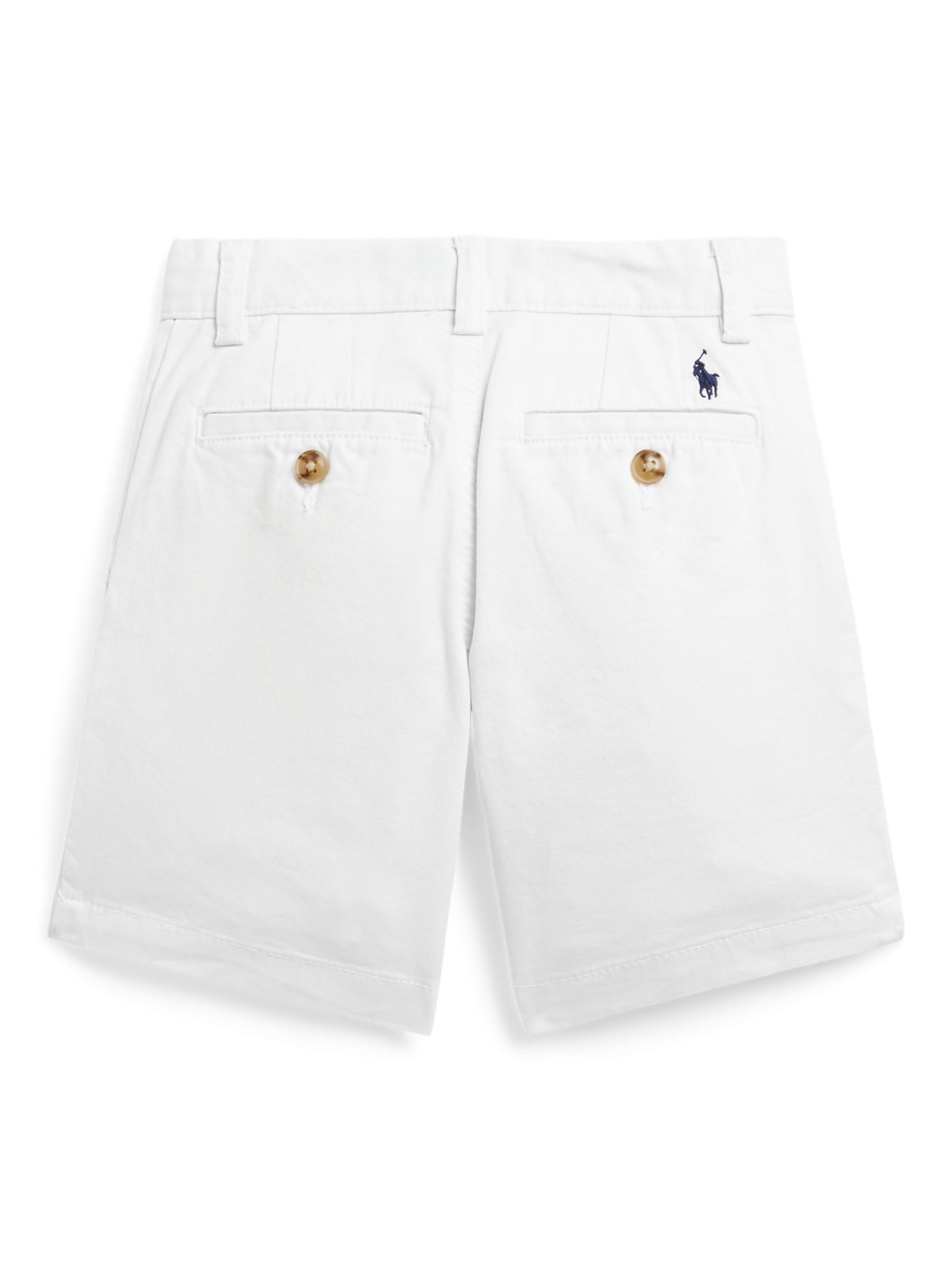Ralph Lauren Kids' Denim Shorts, White, 2 years