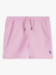 Ralph Lauren Kids' AOP Swim Shorts, Carmel Pink