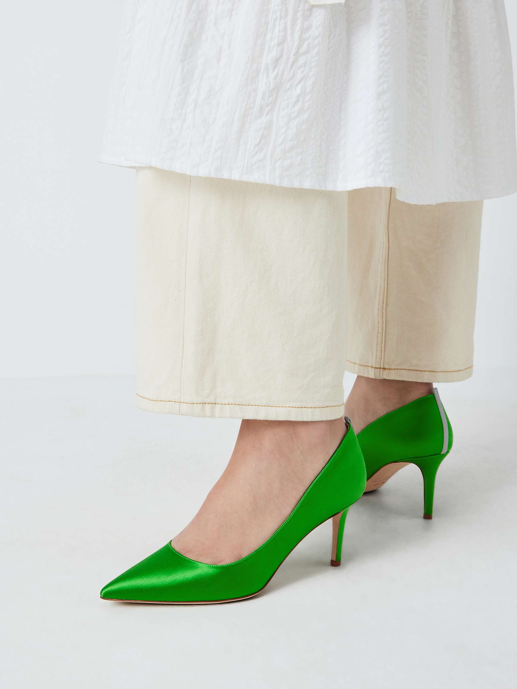 Buy SJP by Sarah Jessica Parker Fawn 70 Satin Court Shoes Online at johnlewis.com