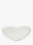 Le Creuset Stoneware Heart Platter, Meringue