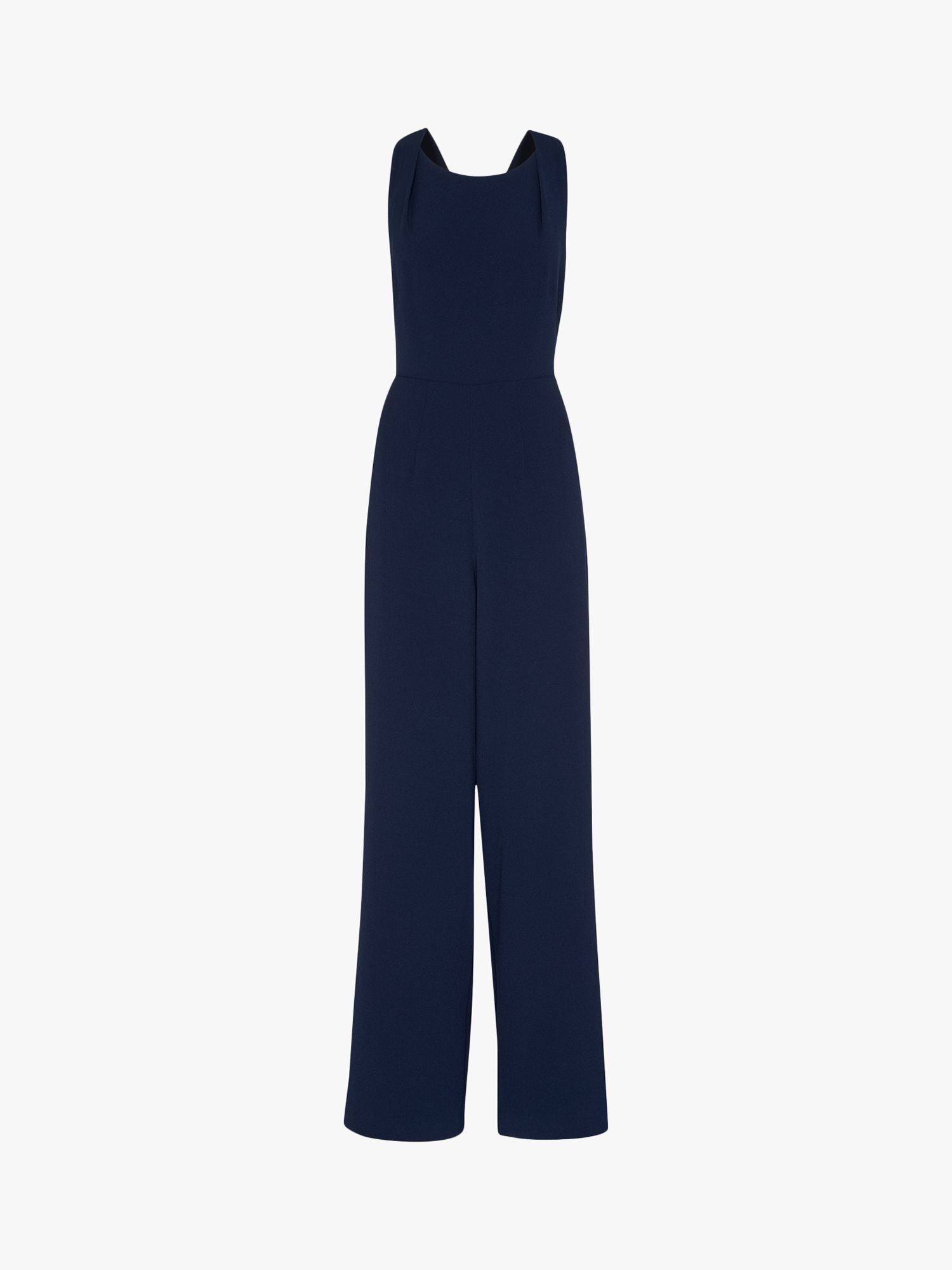 Buy Whistles Tie Back Maxi Jumpsuit, Navy Online at johnlewis.com