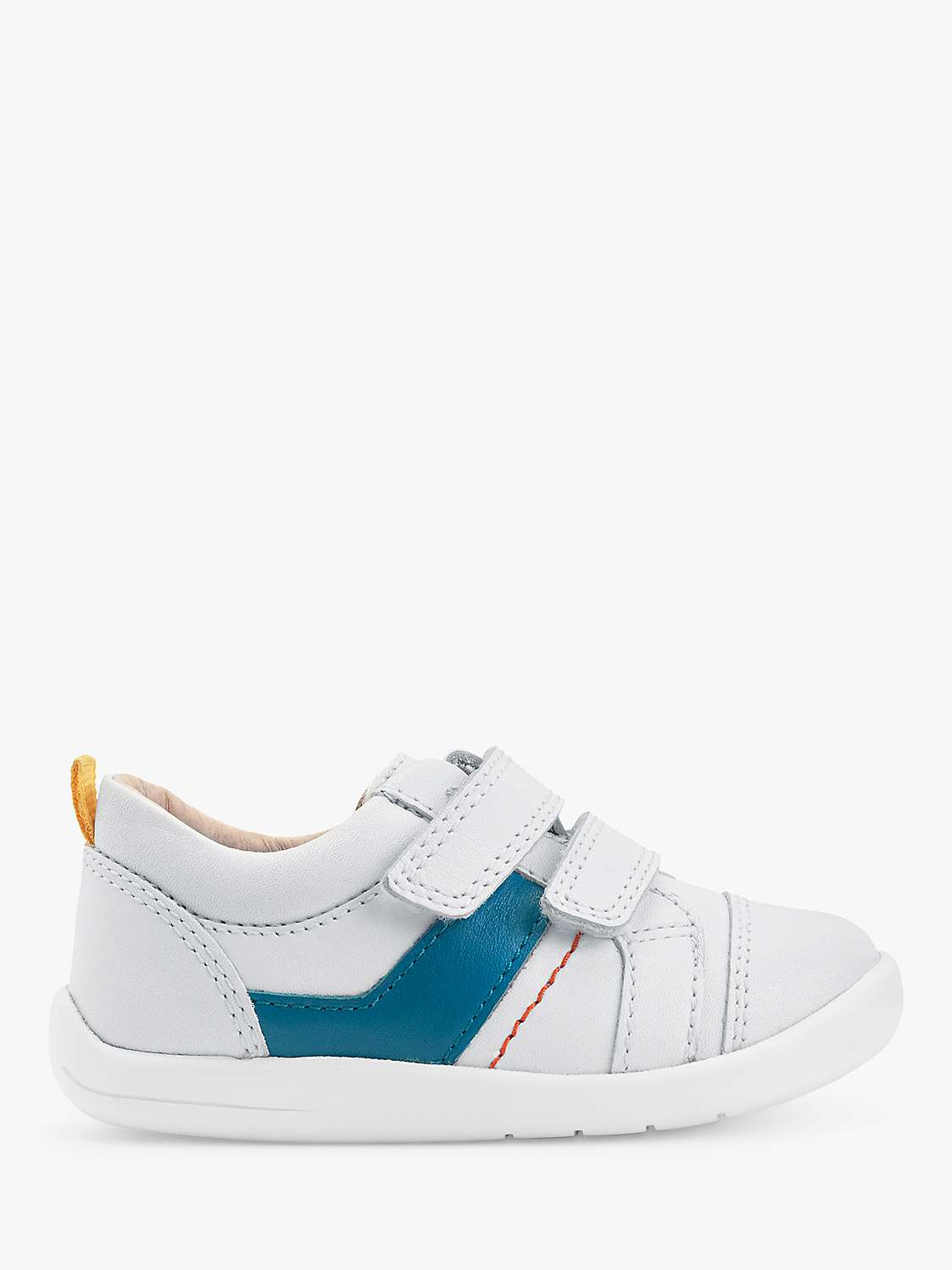Buy Start-Rite Baby Maze Leather Pre Walker Shoes, White Online at johnlewis.com