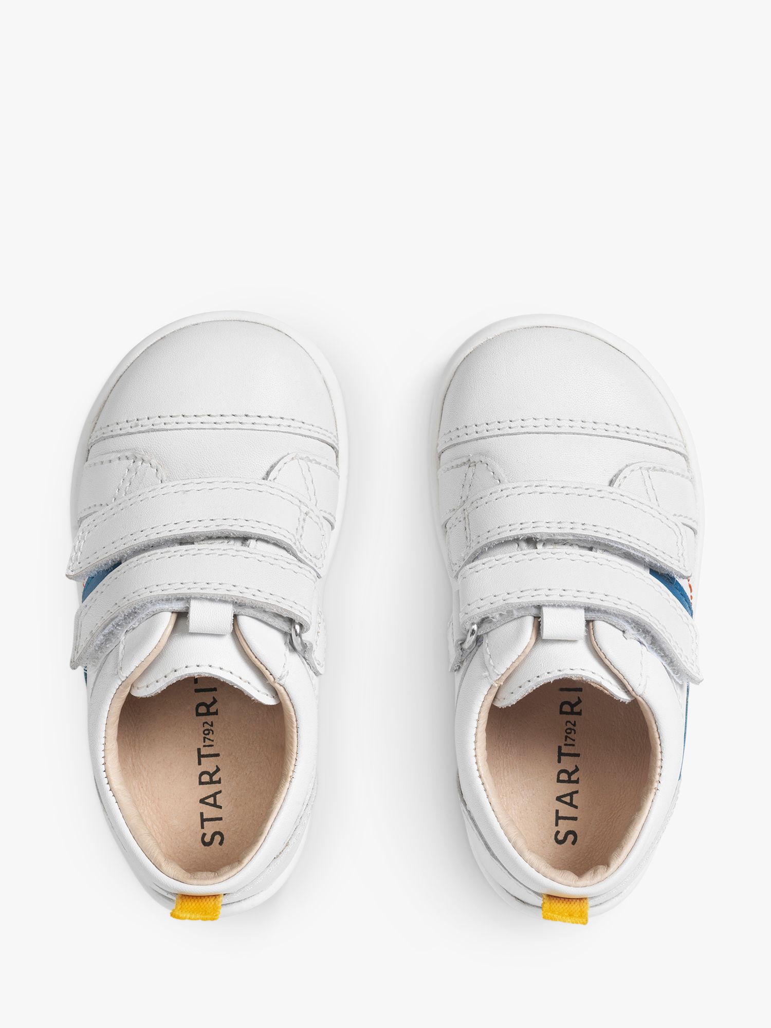 Start-Rite Baby Maze Leather Pre Walker Shoes, White, 5.5F Jnr