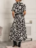 Jolie Moi Andora Abstract Maxi Dress