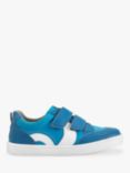 Start-Rite Kids' Enigma Leather Trainers, Bright Blue, Bright Blue Leather